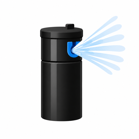 Pop-up sprinkler head spraying water