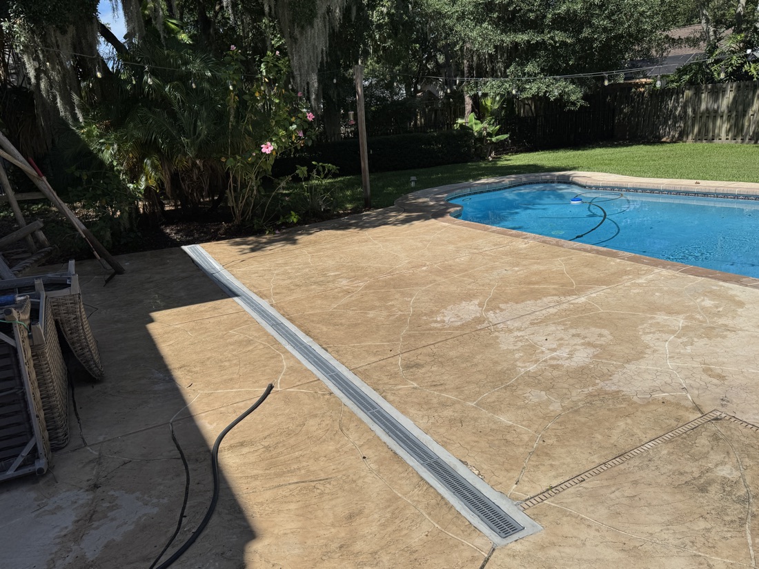 Yard drainage and French drain in Ponte Vedra Beach